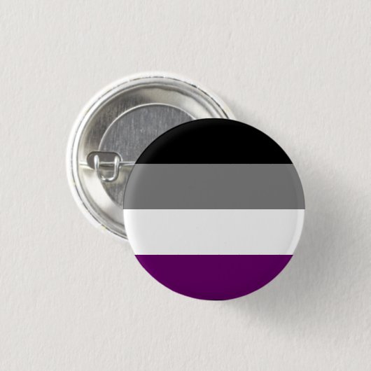 Schaltfläche "Asexualität/Ace-Prip" Button (Vorne & Hinten)