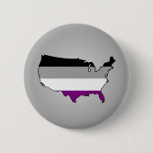 Schaltfläche "Asexuelle Farben" Button (Vorderseite)