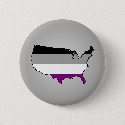 Schaltfläche "Asexuelle Farben" Button (Vorderseite)