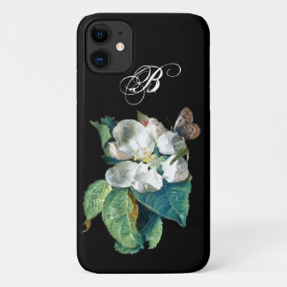 SCHALTFLÄCHE AUF DER WEISSEN BLUME , BLUMENMONOGRA Case-Mate iPhone HÜLLE