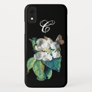 SCHALTFLÄCHE AUF DER WEISSEN BLUME , BLUMENMONOGRA Case-Mate iPhone HÜLLE