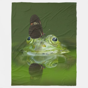 SCHALTFLÄCHE AUF FROG FLEECEDECKE