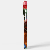 SCHALTFLÄCHE AUF WEISSEN BLUME Blumenmuster Case-Mate iPhone Hülle (Rückseite / Links)