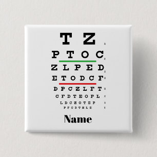 Schaltfläche Augendiagramm Optometristienname Button