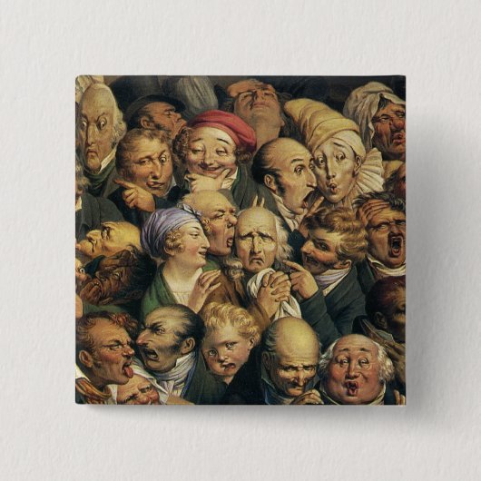Schaltfläche Ausdrücke von Daumier Button (Vorderseite)