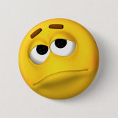 Schaltfläche "Ausgestoßen" und "Sad Face" Button (Vorderseite)