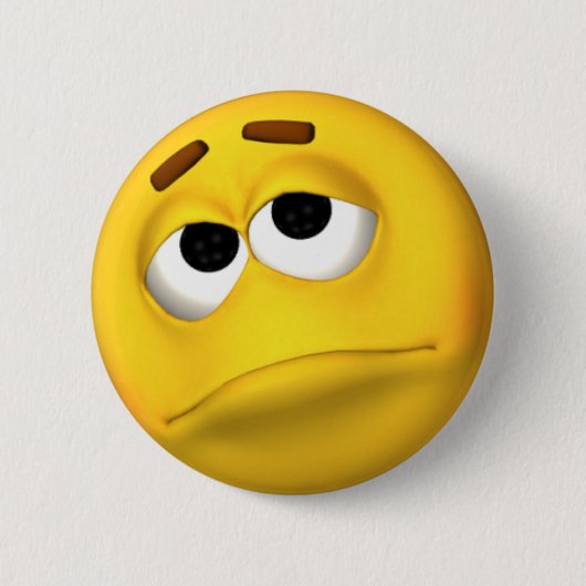 Schaltfläche "Ausgestoßen" und "Sad Face" Button (Vorderseite)