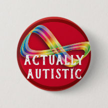 Schaltfläche "Autistic Infinity Autistic Pride"