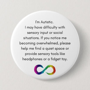 Schaltfläche "Autistische Unterkunft" Button