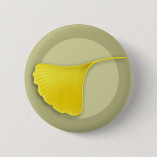 Schaltfläche "Autumn Ginkgo Leaf" Button