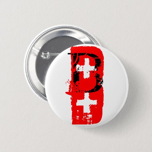 Schaltfläche B+ Bluttyp Button (Vorne & Hinten)
