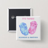Schaltfläche "Baby Twins Hintern" Button (Vorne & Hinten)