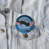 Schaltfläche BALD EAGLE & US FLAG Patriot Series Button (Beispiel)