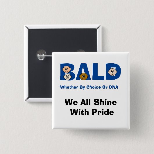 Schaltfläche "Bald-Pride" Button (Vorne & Hinten)