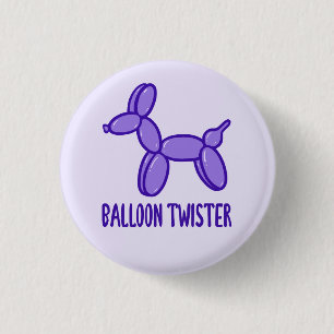 Schaltfläche "Ballon Twister" (Lila Button) Button