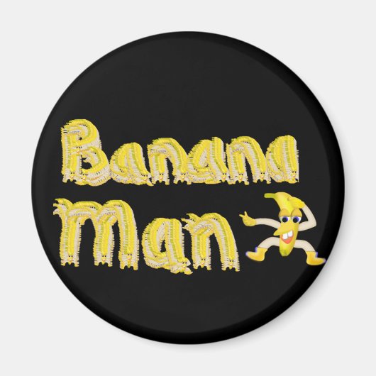 Schaltfläche Banana Man Magnet (Vorne)