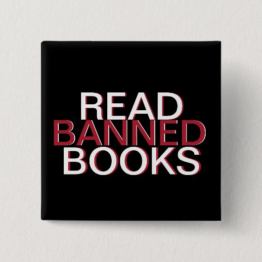 SCHALTFLÄCHE BANNED BOKS LESEN BUTTON (Vorderseite)