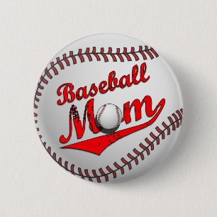 Schaltfläche "Baseball-Mama" Button