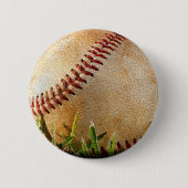 Schaltfläche Baseball Pinback Button (Vorderseite)