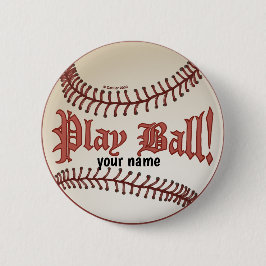 Schaltfläche Baseball Play Ball Button