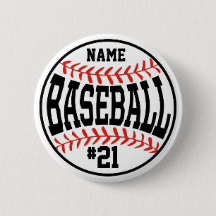 Schaltfläche Baseball-Team-Player Button