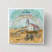 Schaltfläche Beach Bike Lighthouse Button (Vorderseite)