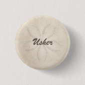 Schaltfläche "Beach Serenity Usher" Button (Vorderseite)