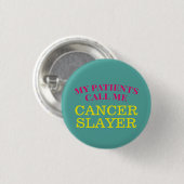 Schaltfläche "Beat Cancer Dankeschön" Button (Vorne & Hinten)