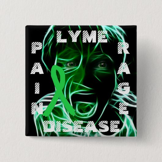 Schaltfläche "Bekannte Lyme-Krankheit" Button (Vorderseite)