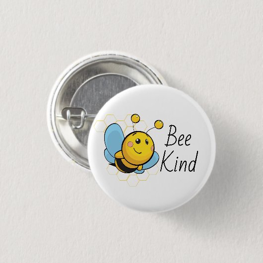 Schaltfläche "BeKind Niedlicher Pinback" Button (Vorne & Hinten)