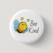 Schaltfläche "BeKind Niedlicher Pinback" Button (Vorderseite)