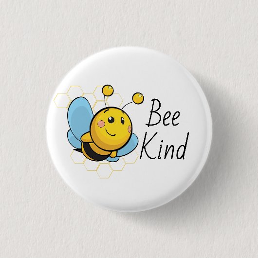 Schaltfläche "BeKind Niedlicher Pinback" Button (Vorderseite)