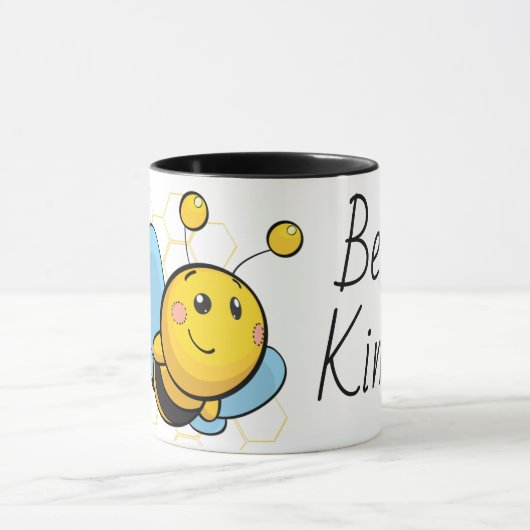 Schaltfläche "BeKind Niedlicher Pinback" Tasse (Zentrum)