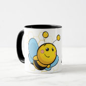Schaltfläche "BeKind Niedlicher Pinback" Tasse (Vorderseite Links)