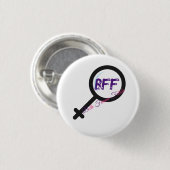 Schaltfläche "Belle Femme Fatale" (BESTE FREUNDIN) Button (Vorne & Hinten)