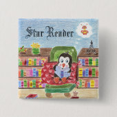 Schaltfläche "Belohnung für Pinguine lesen" Button (Vorderseite)