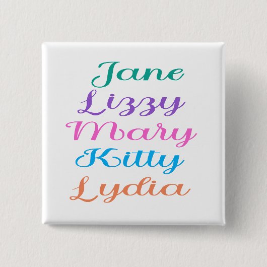 Schaltfläche "Bennet Sisters" Button (Vorderseite)