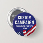 Schaltfläche "Benutzerdefinierte Kampagnenvorlage  Button (Vorne & Hinten)