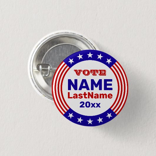 Schaltfläche "Benutzerdefinierte Kampagnenvorlage Button (Vorne & Hinten)