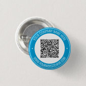 Schaltfläche "Benutzerdefinierte QR-Code-Info für  Button (Vorne & Hinten)