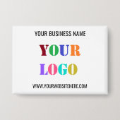 Schaltfläche "Benutzerdefinierter Logo- und Text-W Button (Vorderseite)