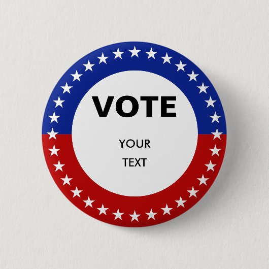 Schaltfläche "Benutzerdefinierter Text" Button (Vorderseite)