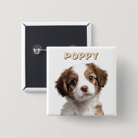 Schaltfläche "Benutzerdefiniertes Foto und Name" Button (Vorne & Hinten)