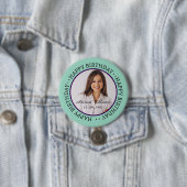 Schaltfläche "Benutzerdefiniertes Glück zum Geburt Button (Beispiel)