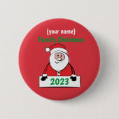 Schaltfläche - Benutzerdefiniertes Weihnachtsfest Button (Vorderseite)