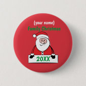 Schaltfläche - Benutzerdefiniertes Weihnachtsfest  Button (Vorderseite)
