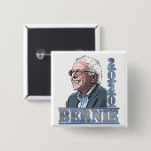Schaltfläche "Bernie Sanders Support" für 2020 Button (Vorne & Hinten)