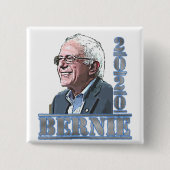 Schaltfläche "Bernie Sanders Support" für 2020 Button (Vorderseite)