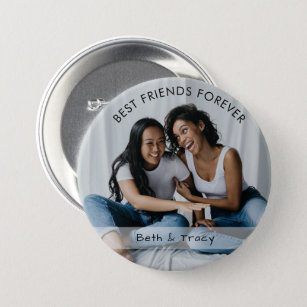 Schaltfläche "Best Friends Forever Custom Foto & N Button