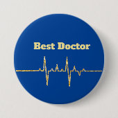 Schaltfläche "Beste Doctor Golden Heart Rate" Button (Vorderseite)